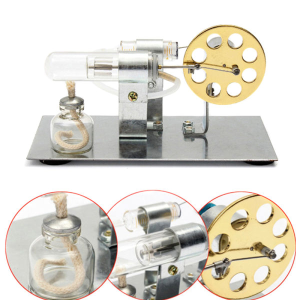 Motor Motor Modell DIY Utbildning Generator Leksak Vetenskapsprojekt Lutande för barn as show