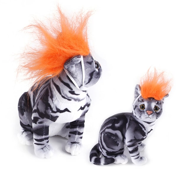 Halloween Pet Peruk Hatt Söt Dress Up Cap Pet Fun Huvudbonad Cosplay Tillbehör för katthund black