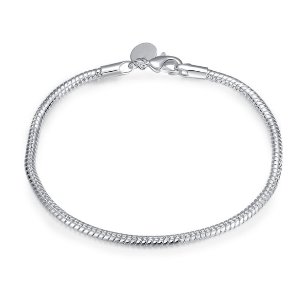 Nya modesmycken 925 Sterling Silver Mjuk Jadoku Chain Armband För Kvinnor Present default