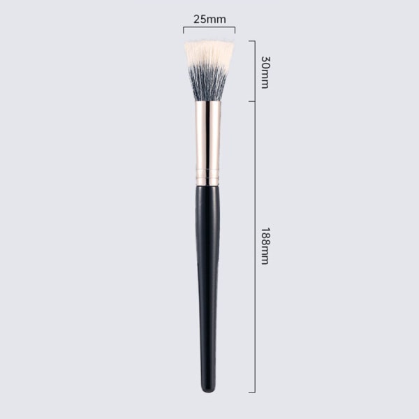 Multifunktions Blusher Powder Makeup Brush Tool Mjuk ansiktssminkning Lös pulver träborste s