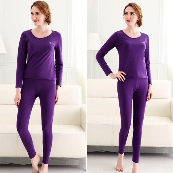 Kvinnor Män Seamless Elastiska Thermal Innerkläder Vintervarma kläder women f xl