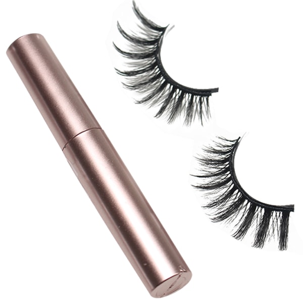 Magnetiska ögonfransar flytande eyeliner Set Enkelt par limfritt Natural Beauty Tool sa126