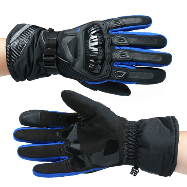 Vattentäta vindtäta handskar Vinter motorcykelhandskar Varma cross-country handskar 2xl black