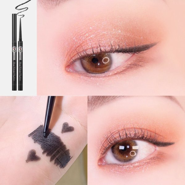 Flytande Eye Liner Vattentät, svettbeständig Eye Liner Pencil Makeup Tool for Profession 1