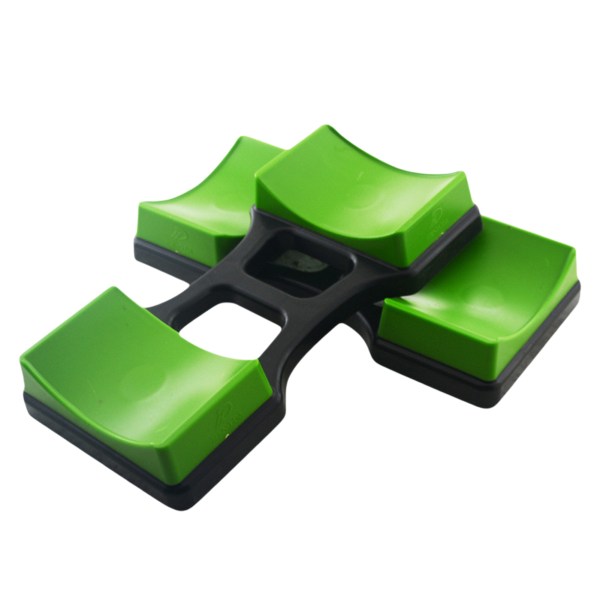 Hantelfäste Matta Hem Golvskyddsfästen Heavy Duty Hantelställshållare large dumbbell tray pair