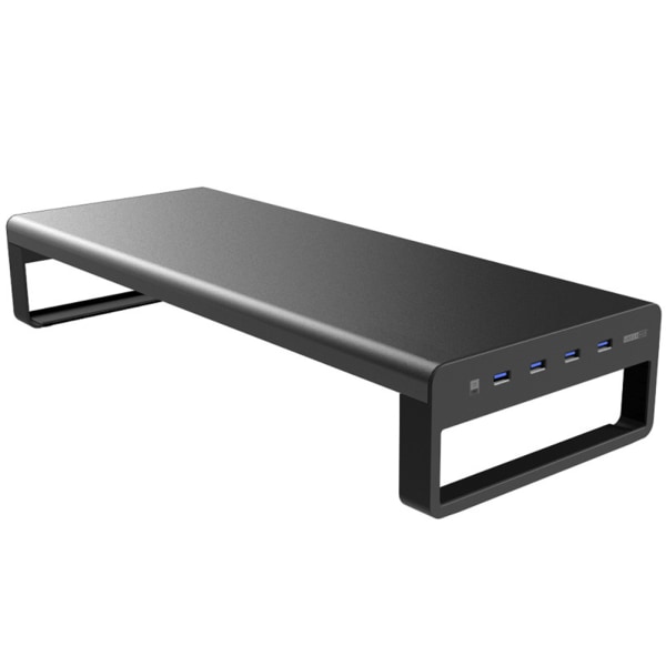 Smart Base Aluminiumlegering Dator Laptop Base Stand med USB 3.0-port a