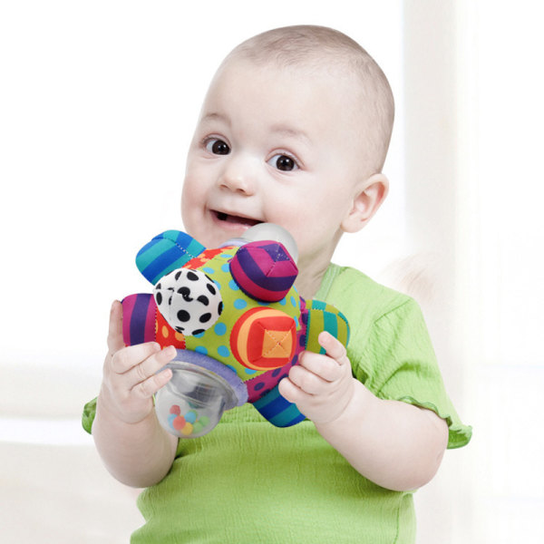 Baby Leksaker Roliga Little Loud Bell Rattle Toys Baby Ball Ratles Toy Develop Baby oval ringer