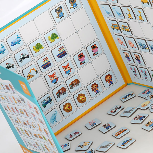 3 i 1 Magnetic Elimination Desktop Game Intressant magnetiskt pussel Elimination Leksaker för barn Montessori pedagogisk leksak a