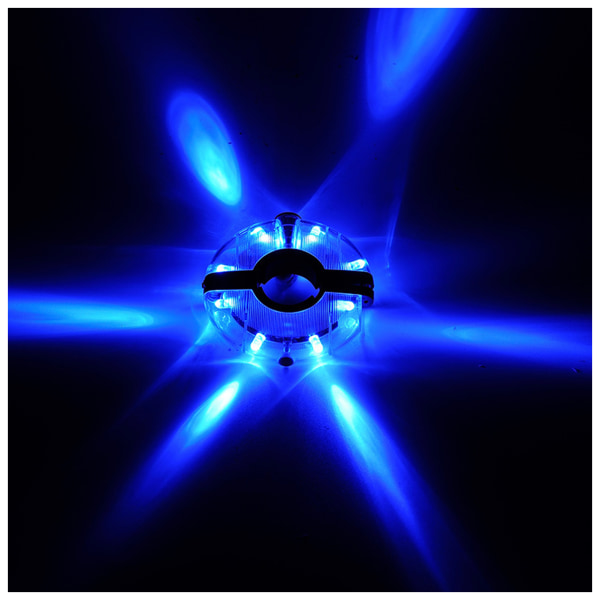 Cykelnavljus Färgglada vattentäta LED-ljus för cykelhjul Cykelekrar blue