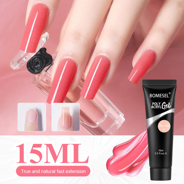 15ml Nagel Extensionslim Kristall Snabb Extensions Nagellack för Kvinnor Nagelkonst 10