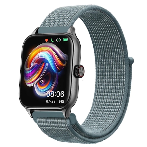 20mm 22mm Nylon Loop band för Amazfit GTS4/2/3/3pro/2e/GTS2 Mini/GTR 4 42mm/47mm/GTR2/2e/stratos armband Amazfit bip rem 29 Clear Feather 20mm