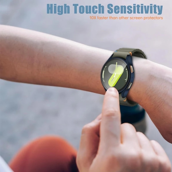 Skal för Samsung Galaxy Watch FE 7 44mm 40mm Skärmskydd Allround Stötfångare Mjuk TPU Skyddande Galaxy Watch 7 Fodral clear Galaxy watch FE 40mm