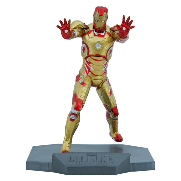 Iron Man figurleksaker kreativa anime karaktär handdocka modell bil tårta prydnader mk42