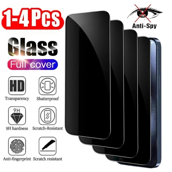 1-4st Sekretess Skärmskydd för Samsung A15 A14 A13 A25 A56 A36 A26 A55 5G A54 A53 A52 A35 A34 A33 S24 S25 Ultra S23Plus S22 A15 5G Anti Peeping