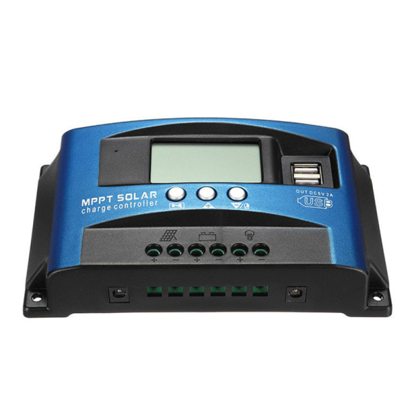40A-100A MPPT Solar Panel Regulator Charge Controller 12V/24V Autofokus spårningsenhet 100a