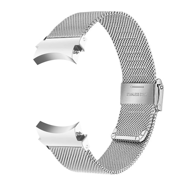 Inga glipor Correa för Galaxy Watch 7 6 5 4 44mm 40mm 5pro armband 45mm stålarmband för Samsung Galaxy Watch 6 4 Classic 47mm 46mm 43mm silver A watch 4 classic 46mm
