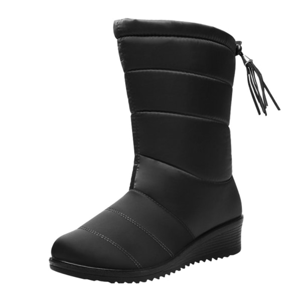 Kvinnor Snow Sneakers Stövlar Skor Utomhus Anti-Slip Vattentäta Booties Winter Warming b 37