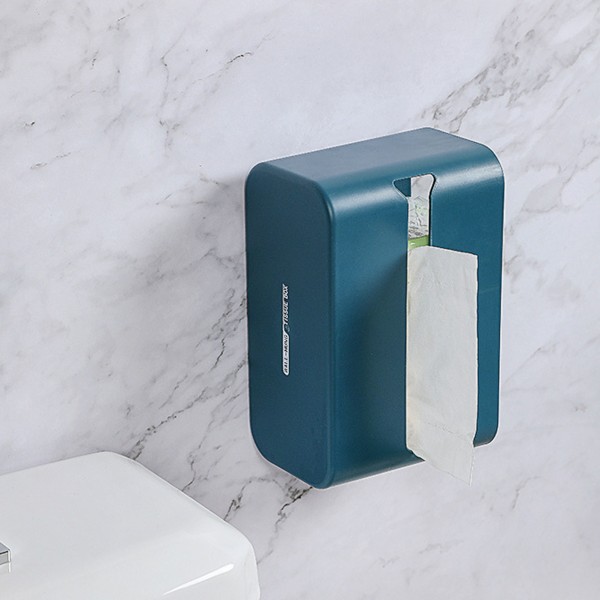 Köksskåp Facial Tissue Box Lätt att fylla på Slitstark dispenser för hemkök kontorsrum white