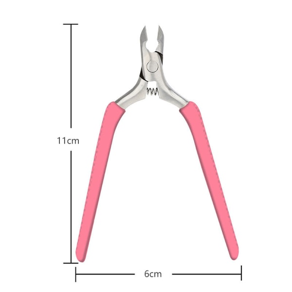 Remove Dead Skin Clipper Cuticle Cutter Remover Trimning Manikyr Nail Art Tool pink