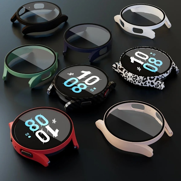 20mm Armband+Fodral för Samsung Galaxy Watch Active 2 Armbandsskydd Stötfångare för Galaxy Watch 4/5/6 40mm 44mm Skyddskåpa DGr-DGr Active 2 40mm