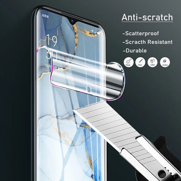5 ST För Honor 70 90 50 200 Pro Full Cover Hydrogel Film Skärmskydd För Honor X9B X8b X9C X9A X8A X7A Magic 6 5 Lite 7 Pro For Honor X9b 5 Pieces