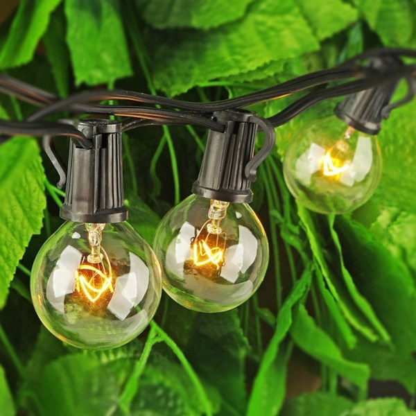 Stringlight Garden 25Ft 25 Ball LED Fairy Lights Dekorativ utomhusbelysning för hemmafest uk plug