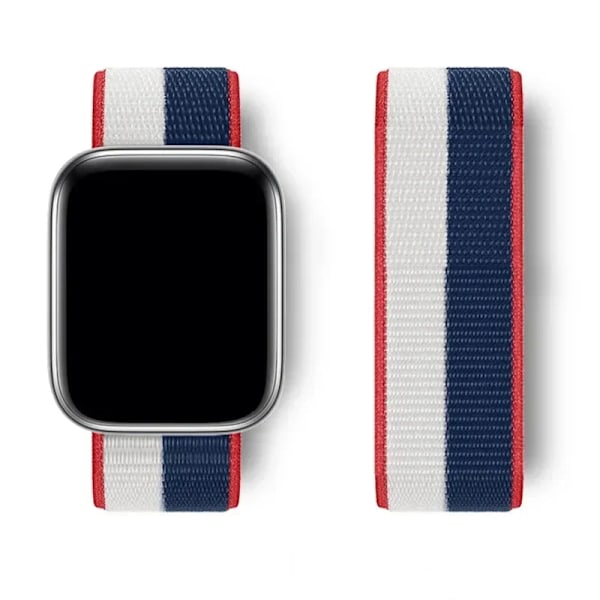 Nylon Loop Armband för Apple Watch Armband 44mm 40mm 45mm Ultra2 49mm 41mm Sportarmband iwatch Tillbehör Serie 9 8 se 7 6 5 4 3 86 United States 38mm-40mm-41mm