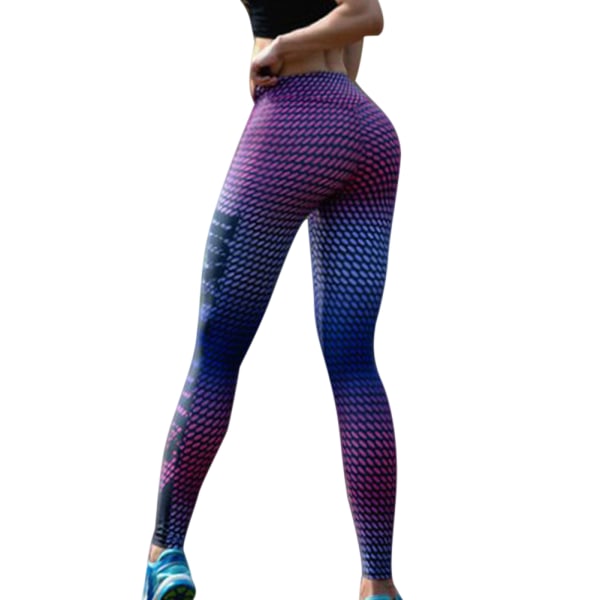 Kvinnor Anti-Celluliter Kompression Slim Leggings Gym Löp Yoga Sport Byxor a s