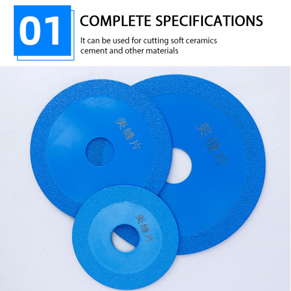 60 mm fina skärskivor för glas Universal Ultratunna skivor för keramiska plattor Jade 1.7mm 100x20x10