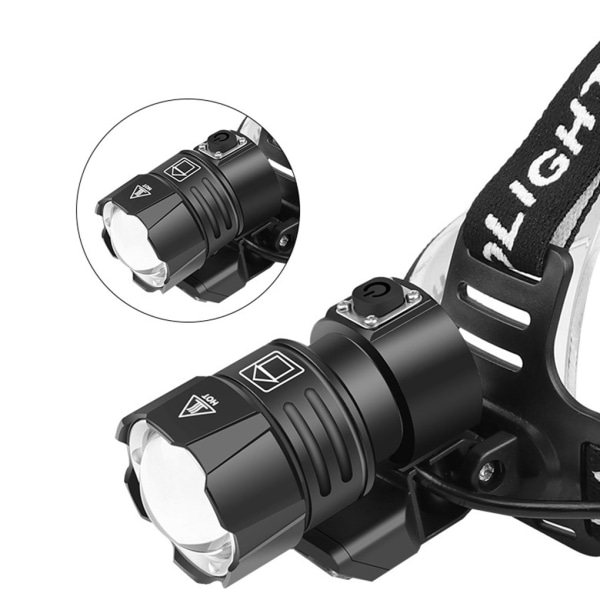 Utomhusfiske LED-strålkastare Lätt huvudmonterad lampa för utflykt och cykling 1