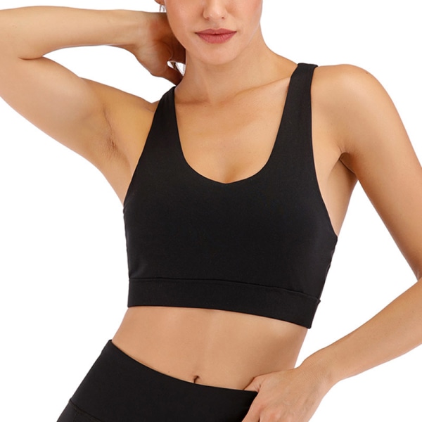 Workout Sports Bras for Women Breathable Running Yoga Top Fitness Backless Clothes with c m