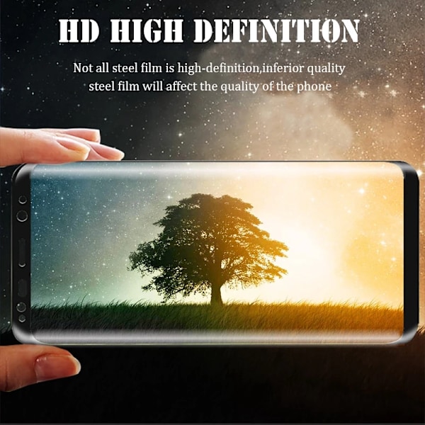 Härdat glas för Samsung Galaxy S10 5G S9 S8 Plus S7 S6 Edge Plus S10E 20D Böjd Fullständigt skärmskydd GALAXY S10 Plus