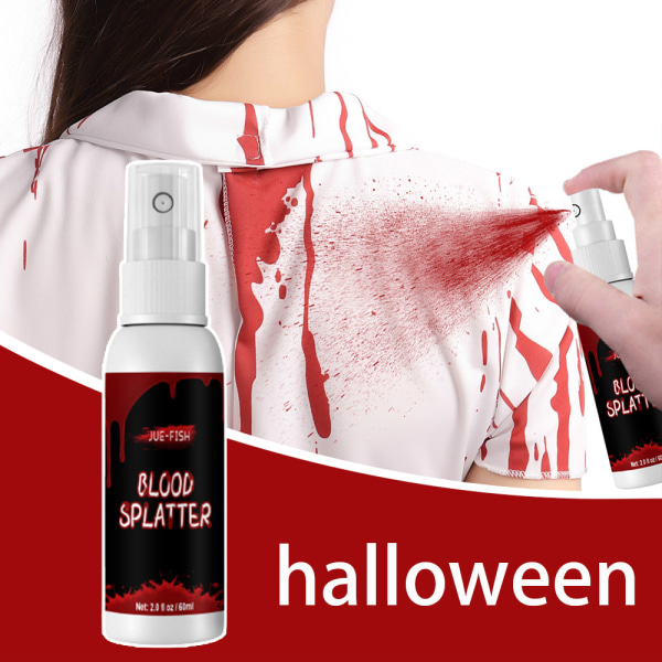 Simulering Blood Halloween rekvisita Cosplay Fancy Dress Party Makeup Supplies a