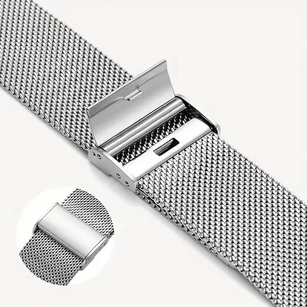 22mm 20mm Rostfritt Stål Armband För Amazfit Bip 6 5 Band För Amazfit Active 2/GTS 4 3/GTR 4 3 2/Cheetah Square/Round/Balance 2 Gold-M2 Amazfit Active 2