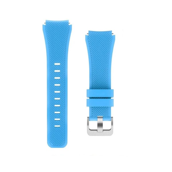 22mm Silikonarmband för Samsung Watch 3/Gear S3 Frontier/Huawei Watch 5 GT5-4 Pro Armband Klockarmband Amazfit BIP 6/Balance 2/GTR4 Blue Amazfit Balance 2