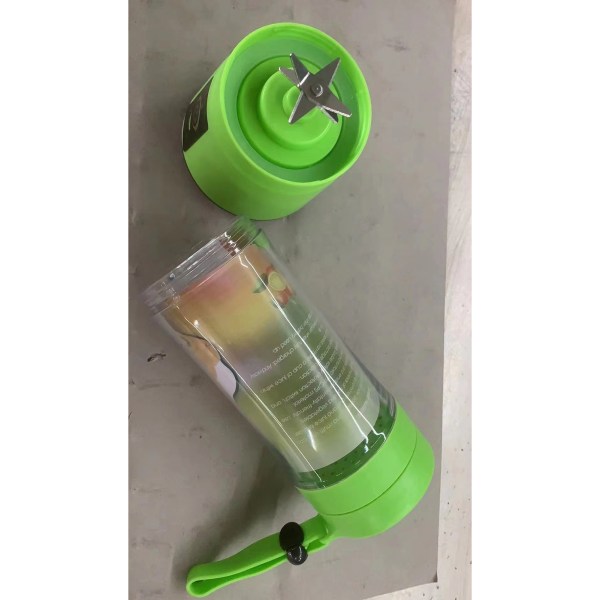 Personlig storlek Blender Juicer Cup Smoothie on the Go Blender Cup med sugrör för gym utomhus och resa purple