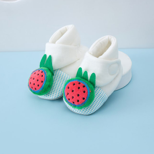 Toddler Mjuk sula Varma tossor Bekväma utan slipande fötter Lämplig för klänningskjoljeans watermelon l code