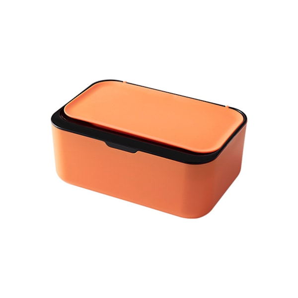 Plast Tissue Mask Dispenser Box Multi Use Tissue Container Box för Automotive Bars Office orange black