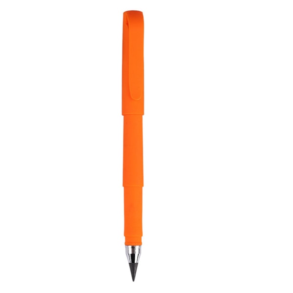 Evig penna Återanvändbar med raderbar oändlig penna för studenter målarskiss orange