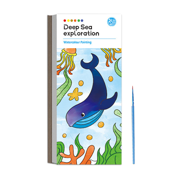 Gouache Doodles för barn Bilder Böcker Ritning Pedagogiska leksaker för barn Pojkar Flickor deep sea exploration