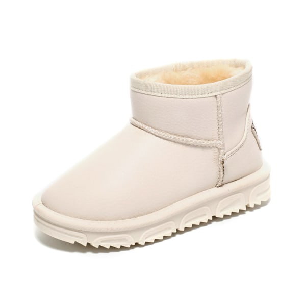 1 par barn snökängor varma skor Anti-slip Vattentät för vinter utomhus b 32