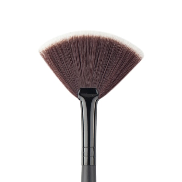 Smal solfjäderform Powder Concealor Blending Finishing Highlighter Highlighting Makeup default