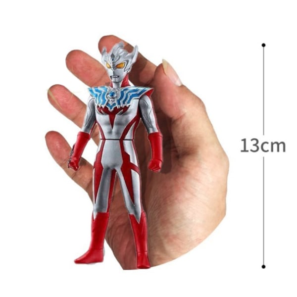 Ultraman modell 13 cm vinyl docksamling leksaksmodell för barns semesterpresent ultraman geed