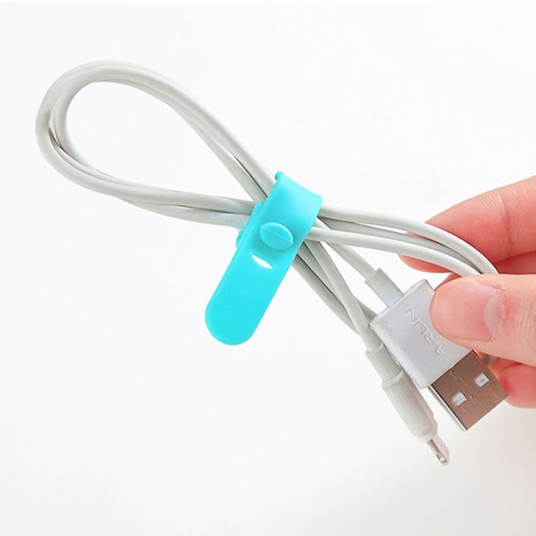 4 st sladdkabel lagringsklämmor Heavy Duty USB kabelhållare för USB -kabel Power 4 pieces