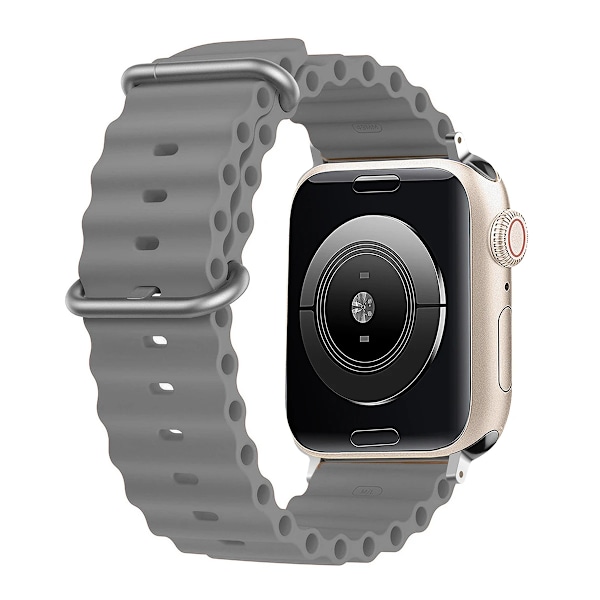 Silikon Ocean armband för Apple Watch band Ultra Series 9 SE iwatch 42mm 44mm 45mm 49mm 38mm 40mm 41mm correas 49 44 45 mm band DH 38mm 40mm 41mm