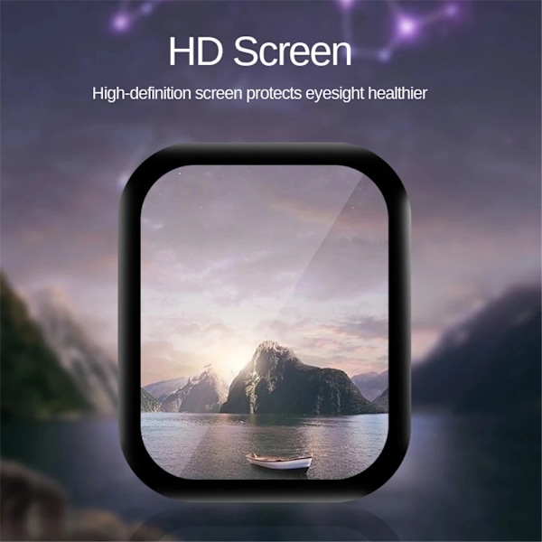 3-pack Fullskärmsskydd för Xiaomi Redmi Watch 2 Lite 4 5 3 Active Film Smartklocka Mi Poco Watch Lite Skyddsfilm Ej Glas 3 PCS for Redmi Watch2Lite