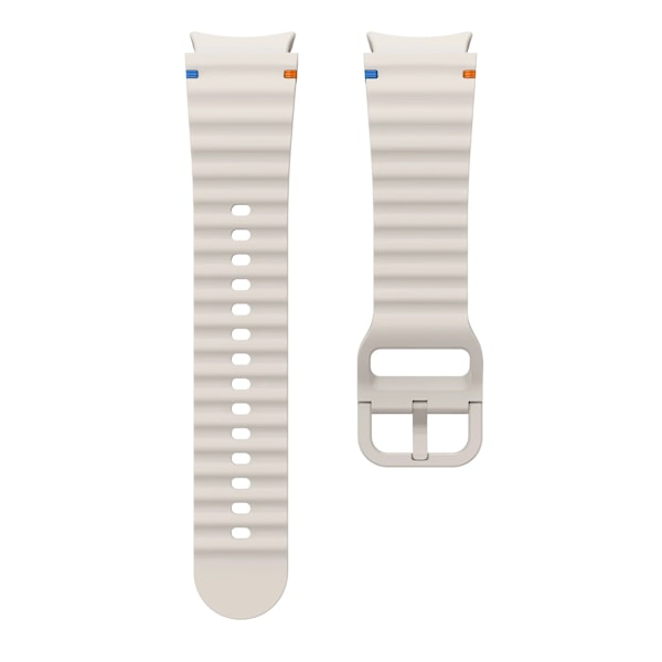 Originalt silikonarmband för Samsung Galaxy Watch 7 FE 6 4 Classic 5 pro 44mm 40mm 43mm 47mm 45mm Armband Galaxy Watch6 7 Rem gray Galaxy 5 40mm 44mm