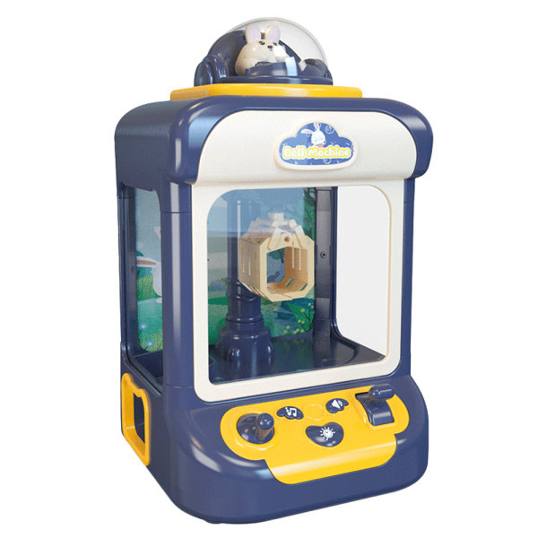 Barn Claw Machine Home Mini Doll Machine Multifunktionell myntstyrda spelleksaker blue