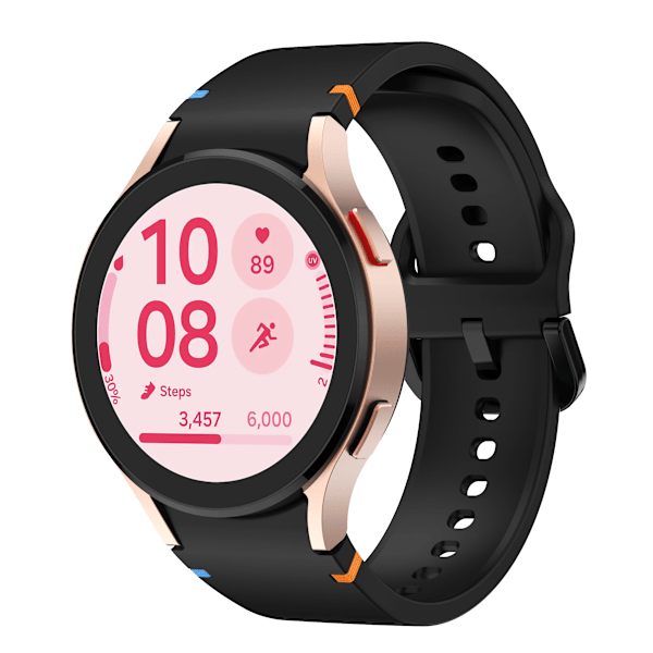 officiell webbplats Armband för Samsung Galaxy Watch 7 FE 44mm 40mm Silikonarmband Galaxy Watch6 4 6 Classic 5 pro band 43mm 47mm black Galaxy 6 40mm 44mm