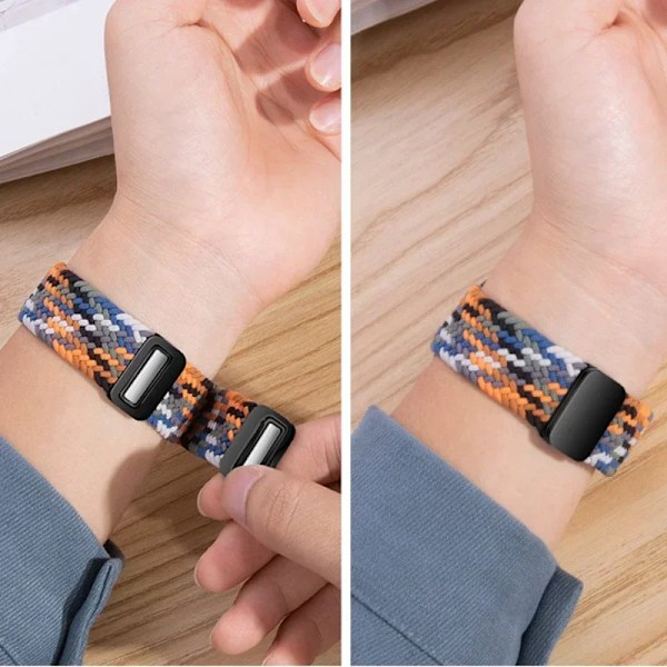 Nylonflätad Loop Rem för Apple Watch 10 9 8 7 45mm 41mm 42mm 46mm Ultra 2 49mm Magnetarmband iWatch 6 5 4 3 SE Armband Seven colors S10-42mm 38 40 41mm